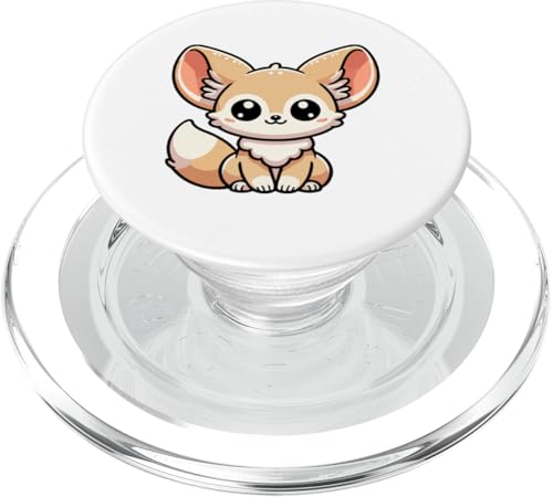 Kawaii Fennec Fox - Niedliche große Ohren Wüstenfuchs Charakter PopSockets PopGrip für MagSafe Kawaii Fennec Fox - Niedliche große Ohren Wüstenfuchs Charakter PopSockets PopGrip für MagSafe von Geonetiqué Designs