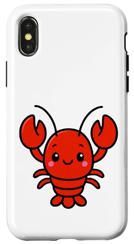 Kawaii Hummer, bezauberndes Meerestier-Design Hülle für iPhone X/XS Kawaii Hummer, bezauberndes Meerestier-Design Hülle für iPhone X/XS von Geonetiqué Designs