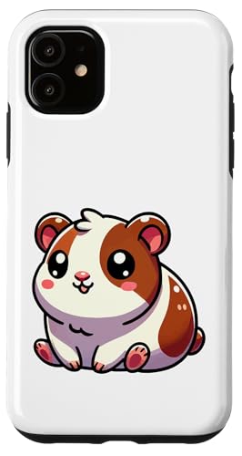 Kawaii Meerschweinchen - Süßes molliges Nager Tier Hülle für iPhone 11 von Geonetiqué Designs