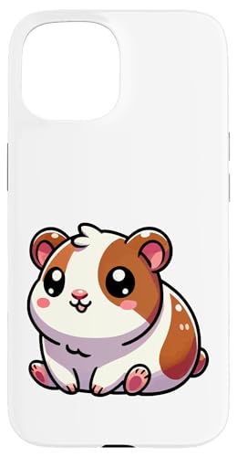 Kawaii Meerschweinchen - Süßes molliges Nager Tier Hülle für iPhone 15 von Geonetiqué Designs