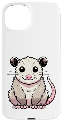 Kawaii Opossum - Süßes lächelndes Opossum mit rosa Nase und Schwanz Hülle für iPhone 15 Plus Kawaii Opossum - Süßes lächelndes Opossum mit rosa Nase und Schwanz Hülle für iPhone 15 Plus von Geonetiqué Designs