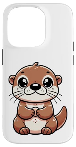 Kawaii Otter Art Niedliches Cartoon Otter Design Hülle für iPhone 14 Pro Kawaii Otter Art Niedliches Cartoon Otter Design Hülle für iPhone 14 Pro von Geonetiqué Designs