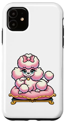 Kawaii Pudel, niedlicher flauschiger Hund Kunst Hülle für iPhone 11 Kawaii Pudel, niedlicher flauschiger Hund Kunst Hülle für iPhone 11 von Geonetiqué Designs