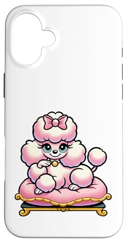 Kawaii Pudel, niedlicher flauschiger Hund Kunst Hülle für iPhone 16 Plus Kawaii Pudel, niedlicher flauschiger Hund Kunst Hülle für iPhone 16 Plus von Geonetiqué Designs
