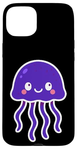 Kawaii Quallen, niedliche Meerestierkunst Hülle für iPhone 15 Plus Kawaii Quallen, niedliche Meerestierkunst Hülle für iPhone 15 Plus von Geonetiqué Designs