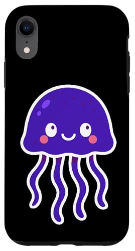 Kawaii Quallen, niedliche Meerestierkunst Hülle für iPhone XR von Geonetiqué Designs