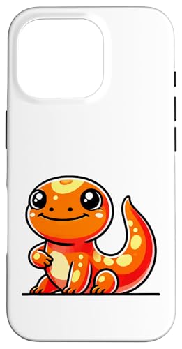 Kawaii-Salamander-Design, niedliche Amphibienkunst Hülle für iPhone 16 Pro Kawaii-Salamander-Design, niedliche Amphibienkunst Hülle für iPhone 16 Pro von Geonetiqué Designs