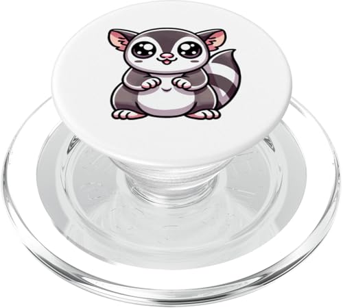 Kawaii Zuckergleiter, niedliche Beuteltierkunst PopSockets PopGrip für MagSafe von Geonetiqué Designs