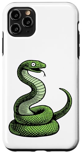 Lustiger Schlangen-Cartoon – kräftiges grünes Reptilien-Grafikdesign Hülle für iPhone 11 Pro Max Lustiger Schlangen-Cartoon – kräftiges grünes Reptilien-Grafikdesign Hülle für iPhone 11 Pro Max von Geonetiqué Designs