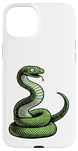 Lustiger Schlangen-Cartoon – kräftiges grünes Reptilien-Grafikdesign Hülle für iPhone 15 Plus Lustiger Schlangen-Cartoon – kräftiges grünes Reptilien-Grafikdesign Hülle für iPhone 15 Plus von Geonetiqué Designs