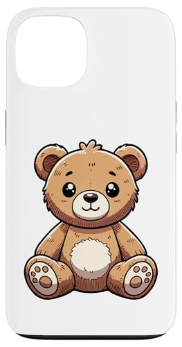 Niedliche Teddybär-Kunst Hülle für iPhone 13 von Geonetiqué Designs