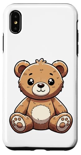 Niedliche Teddybär-Kunst Hülle für iPhone XS Max von Geonetiqué Designs