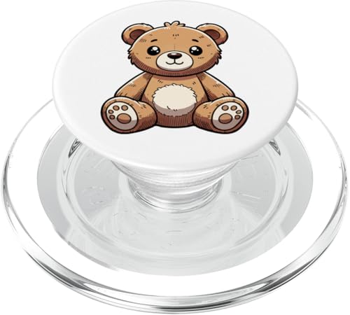 Niedliche Teddybär-Kunst PopSockets PopGrip für MagSafe von Geonetiqué Designs