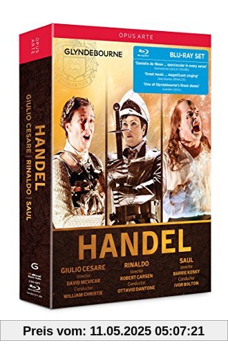 Händel: Giulio Cesare / Rinaldo / Saul (Glyndebourne) [4 Blu-rays] von Georg Friedrich Händel