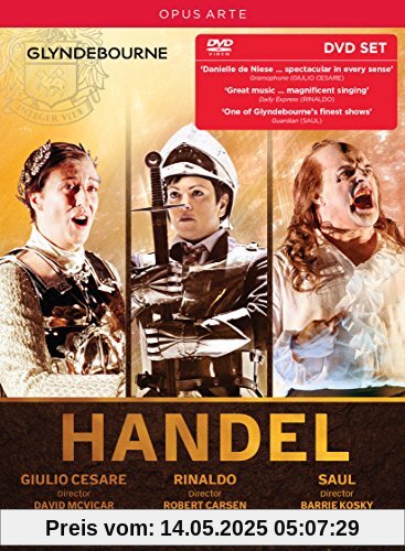 Händel: Giulio Cesare / Rinaldo / Saul (Glyndebourne) [5 DVDs] von Georg Friedrich Händel