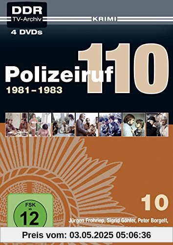 Polizeiruf 110 - Box 10 - DDR TV-Archiv (Softbox) [4 DVDs] von Georg Schiemann