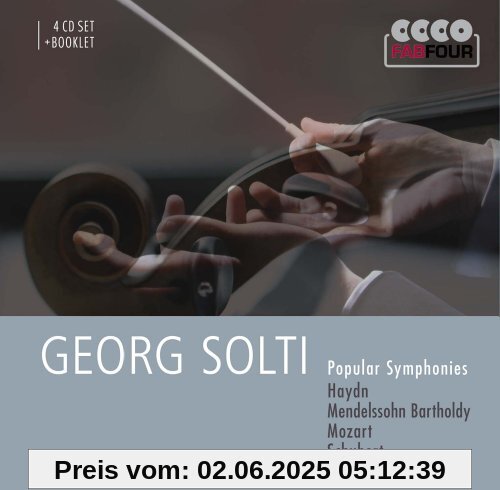 Georg Solti - Popular Symphonies (4 CD Set) von Georg Solti