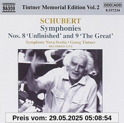 Symphonien Nr. 8+9 von Georg Tintner
