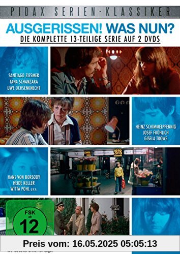Ausgerissen! Was nun? / Die komplette 13-teilige Serie mit Starbesetzung (Pidax Serien-Klassiker) [2 DVDs] von Georg Tressler