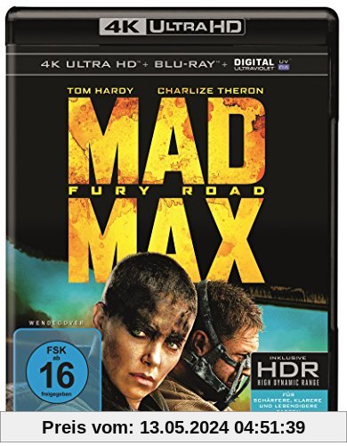 Mad Max: Fury Road (4K Ultra HD)  [Blu-ray] von George Miller