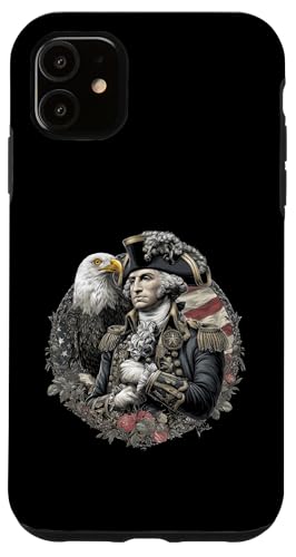 Georger Washington Outfit im USA Amerika Design 4th of July Hülle für iPhone 11 Georger Washington Outfit im USA Amerika Design 4th of July Hülle für iPhone 11 von Georger Washington Grafik für Herren und Damen USA