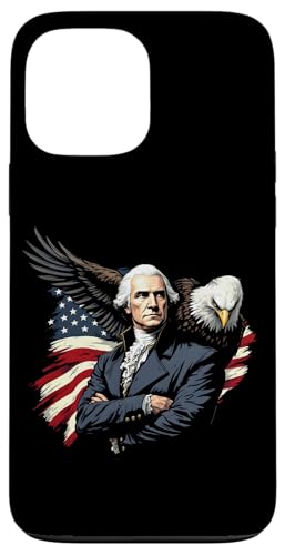 Georger Washington Outfit im USA Amerika Design 4th of July Hülle für iPhone 13 Pro Max Georger Washington Outfit im USA Amerika Design 4th of July Hülle für iPhone 13 Pro Max von Georger Washington Grafik für Herren und Damen USA