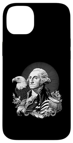 Georger Washington Outfit im USA Amerika Design 4th of July Hülle für iPhone 14 Plus Georger Washington Outfit im USA Amerika Design 4th of July Hülle für iPhone 14 Plus von Georger Washington Grafik für Herren und Damen USA