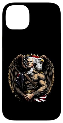 Georger Washington Outfit im USA Amerika Design 4th of July Hülle für iPhone 14 Plus Georger Washington Outfit im USA Amerika Design 4th of July Hülle für iPhone 14 Plus von Georger Washington Grafik für Herren und Damen USA