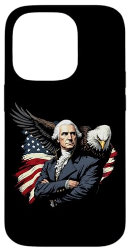Georger Washington Outfit im USA Amerika Design 4th of July Hülle für iPhone 14 Pro Georger Washington Outfit im USA Amerika Design 4th of July Hülle für iPhone 14 Pro von Georger Washington Grafik für Herren und Damen USA