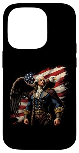 Georger Washington Outfit im USA Amerika Design 4th of July Hülle für iPhone 14 Pro Georger Washington Outfit im USA Amerika Design 4th of July Hülle für iPhone 14 Pro von Georger Washington Grafik für Herren und Damen USA