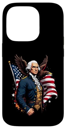 Georger Washington Outfit im USA Amerika Design 4th of July Hülle für iPhone 14 Pro Georger Washington Outfit im USA Amerika Design 4th of July Hülle für iPhone 14 Pro von Georger Washington Grafik für Herren und Damen USA