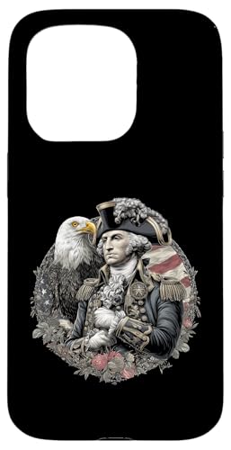 Georger Washington Outfit im USA Amerika Design 4th of July Hülle für iPhone 15 Pro Georger Washington Outfit im USA Amerika Design 4th of July Hülle für iPhone 15 Pro von Georger Washington Grafik für Herren und Damen USA