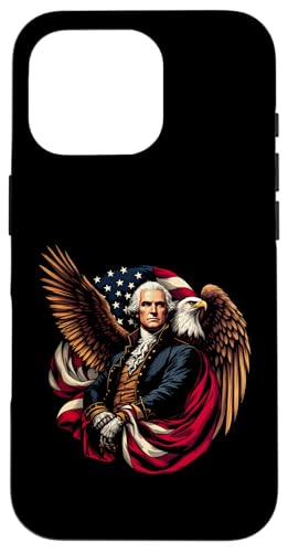 Georger Washington Outfit im USA Amerika Design 4th of July Hülle für iPhone 16 Pro Georger Washington Outfit im USA Amerika Design 4th of July Hülle für iPhone 16 Pro von Georger Washington Grafik für Herren und Damen USA