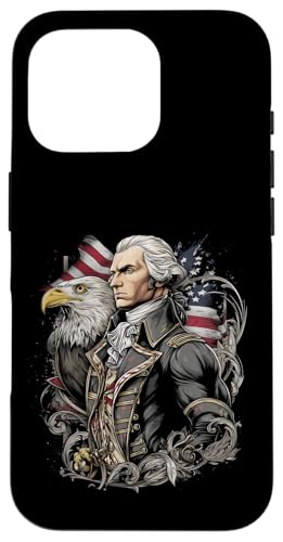 Georger Washington Outfit im USA Amerika Design 4th of July Hülle für iPhone 16 Pro Georger Washington Outfit im USA Amerika Design 4th of July Hülle für iPhone 16 Pro von Georger Washington Grafik für Herren und Damen USA
