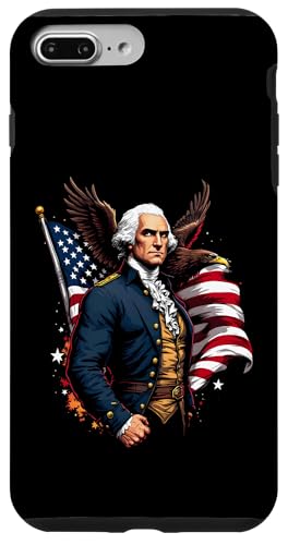 Georger Washington Outfit im USA Amerika Design 4th of July Hülle für iPhone 7 Plus/8 Plus Georger Washington Outfit im USA Amerika Design 4th of July Hülle für iPhone 7 Plus/8 Plus von Georger Washington Grafik für Herren und Damen USA
