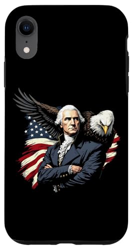 Georger Washington Outfit im USA Amerika Design 4th of July Hülle für iPhone XR Georger Washington Outfit im USA Amerika Design 4th of July Hülle für iPhone XR von Georger Washington Grafik für Herren und Damen USA