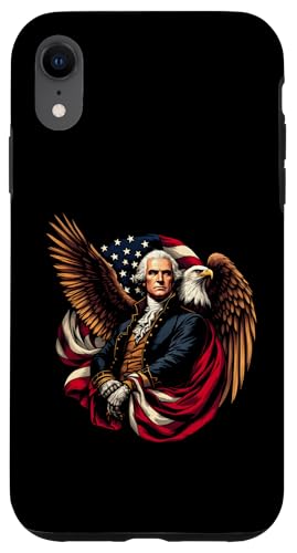 Georger Washington Outfit im USA Amerika Design 4th of July Hülle für iPhone XR Georger Washington Outfit im USA Amerika Design 4th of July Hülle für iPhone XR von Georger Washington Grafik für Herren und Damen USA