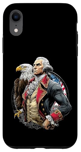 Georger Washington Outfit im USA Amerika Design 4th of July Hülle für iPhone XR Georger Washington Outfit im USA Amerika Design 4th of July Hülle für iPhone XR von Georger Washington Grafik für Herren und Damen USA