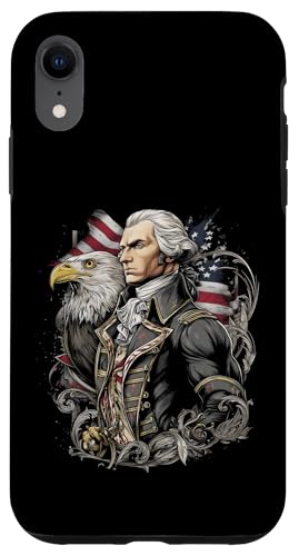 Georger Washington Outfit im USA Amerika Design 4th of July Hülle für iPhone XR Georger Washington Outfit im USA Amerika Design 4th of July Hülle für iPhone XR von Georger Washington Grafik für Herren und Damen USA