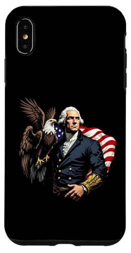 Georger Washington Outfit im USA Amerika Design 4th of July Hülle für iPhone XS Max Georger Washington Outfit im USA Amerika Design 4th of July Hülle für iPhone XS Max von Georger Washington Grafik für Herren und Damen USA