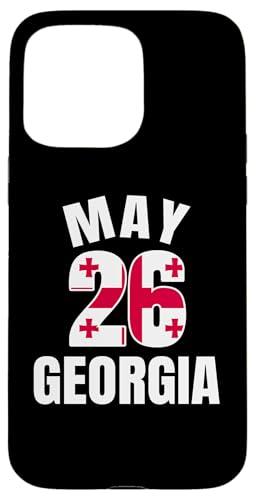 26. Mai Georgien Unabhängigkeitstag Hülle für iPhone 15 Pro Max von Georgia Flag Designs Proud Georgian Heritage