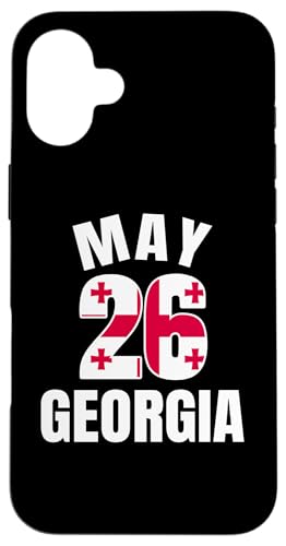 26. Mai Georgien Unabhängigkeitstag Hülle für iPhone 16 Plus von Georgia Flag Designs Proud Georgian Heritage