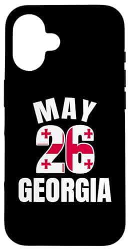 26. Mai Georgien Unabhängigkeitstag Hülle für iPhone 16 26. Mai Georgien Unabhängigkeitstag Hülle für iPhone 16 von Georgia Flag Designs Proud Georgian Heritage