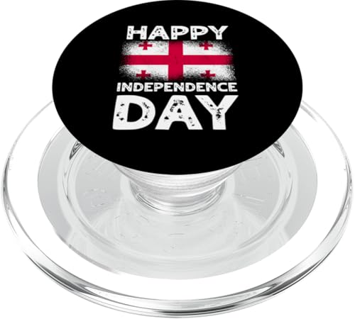 Alles Gute zum Unabhängigkeitstag Georgia PopSockets PopGrip für MagSafe von Georgia Flag Designs Proud Georgian Heritage