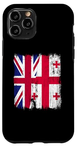 Britische Georgien, halbe Flagge, britische georgische Wurzeln Hülle für iPhone 11 Pro Britische Georgien, halbe Flagge, britische georgische Wurzeln Hülle für iPhone 11 Pro von Georgia Flag Designs Proud Georgian Heritage