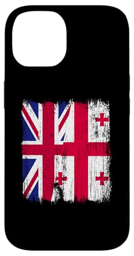 Britische Georgien, halbe Flagge, britische georgische Wurzeln Hülle für iPhone 14 Britische Georgien, halbe Flagge, britische georgische Wurzeln Hülle für iPhone 14 von Georgia Flag Designs Proud Georgian Heritage