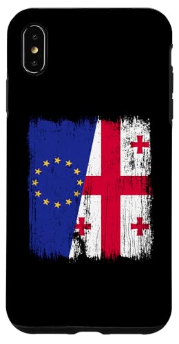 EU Georgia Halbflagge Europäische Union Georgische Wurzeln Hülle für iPhone XS Max EU Georgia Halbflagge Europäische Union Georgische Wurzeln Hülle für iPhone XS Max von Georgia Flag Designs Proud Georgian Heritage