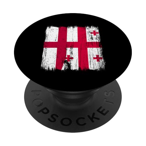 England, Georgien, halbe Flagge, englische georgische Wurzeln PopSockets Klebender PopGrip England, Georgien, halbe Flagge, englische georgische Wurzeln PopSockets Klebender PopGrip von Georgia Flag Designs Proud Georgian Heritage