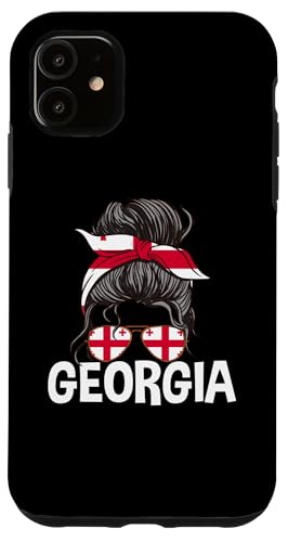 Georgia Girl Unordentlicher Haarknoten Georgische Frauen Hülle für iPhone 11 Georgia Girl Unordentlicher Haarknoten Georgische Frauen Hülle für iPhone 11 von Georgia Flag Designs Proud Georgian Heritage