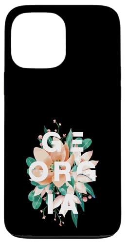 Georgisches Blumendesign Georgische Blumenkleidung Hülle für iPhone 13 Pro Max von Georgia Flag Designs Proud Georgian Heritage